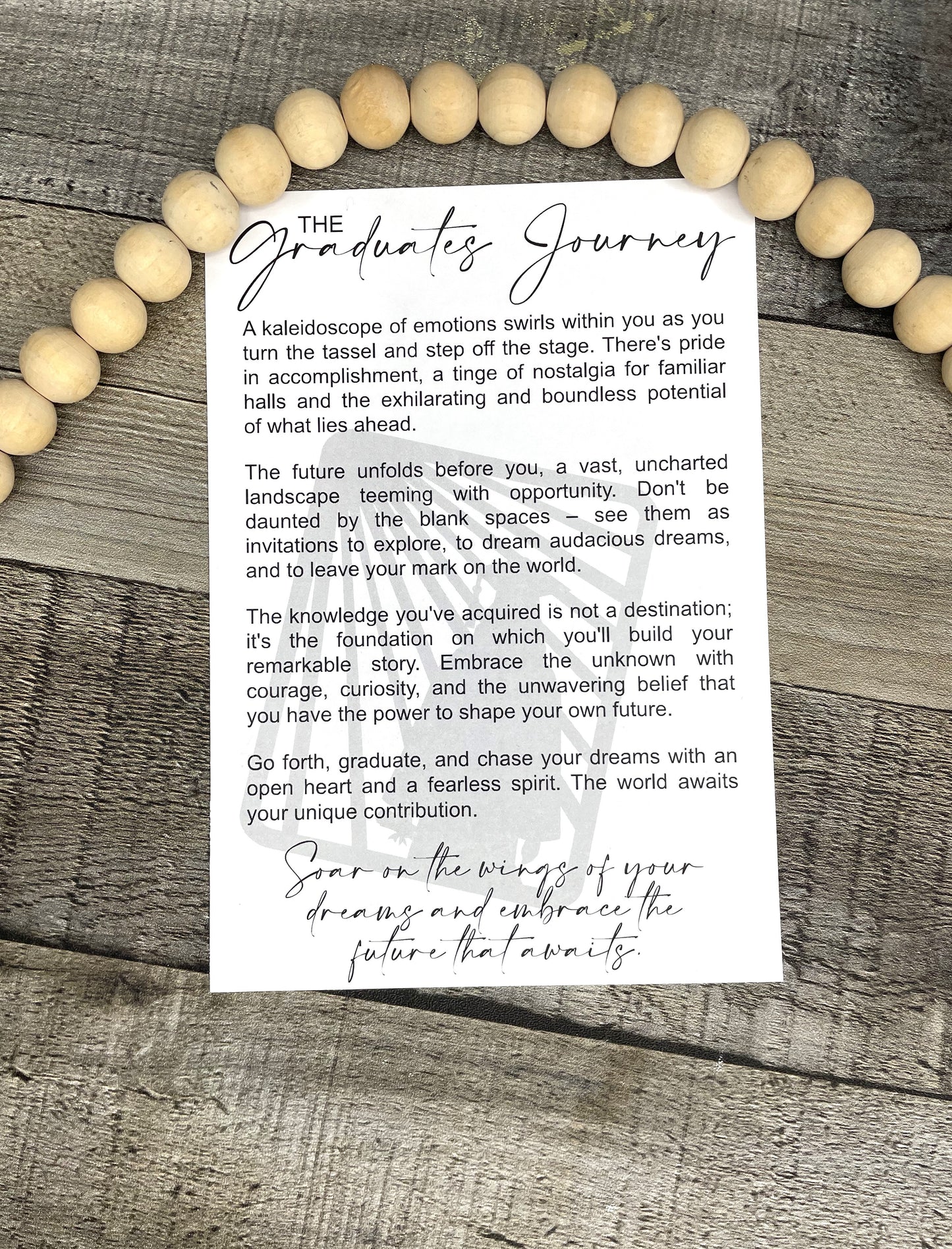 Graduation Ornament – "The Graduate’s Journey" Keepsake