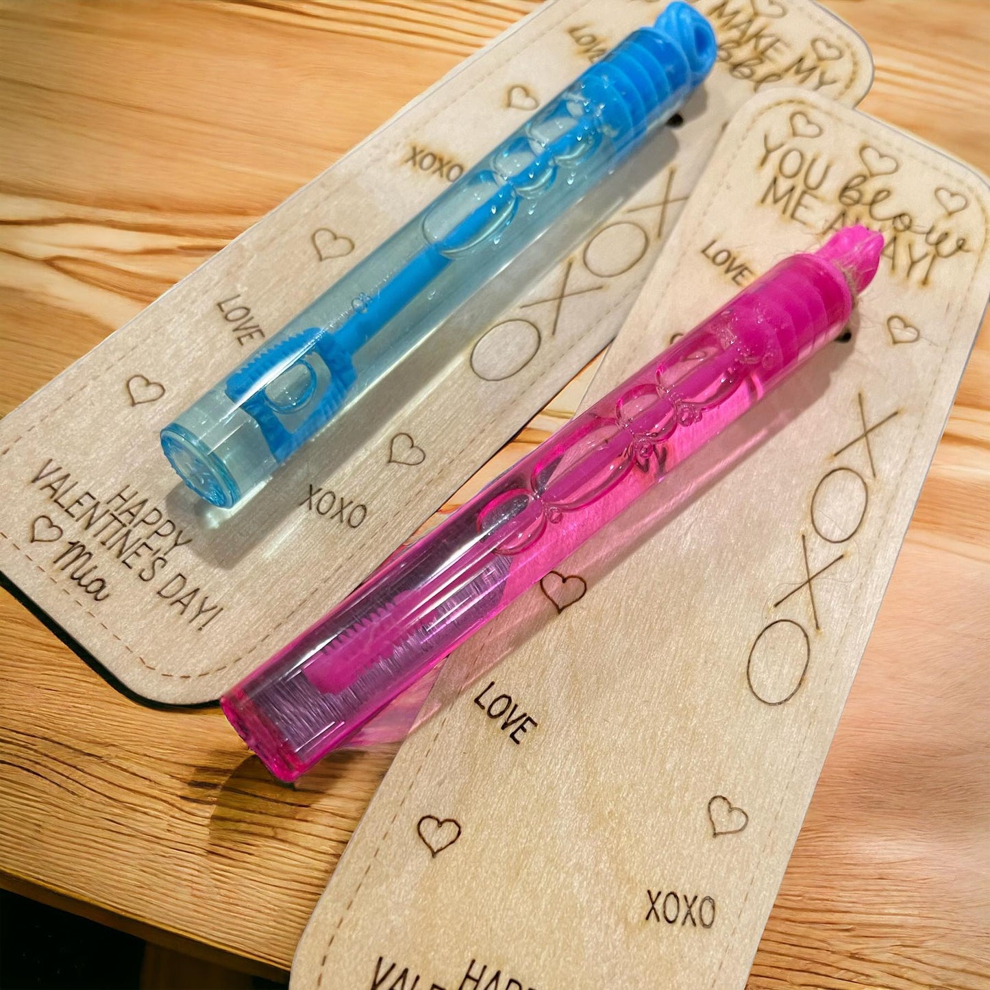 Personalized Bubble Wand Valentines for Kids - Unique Classroom Treats