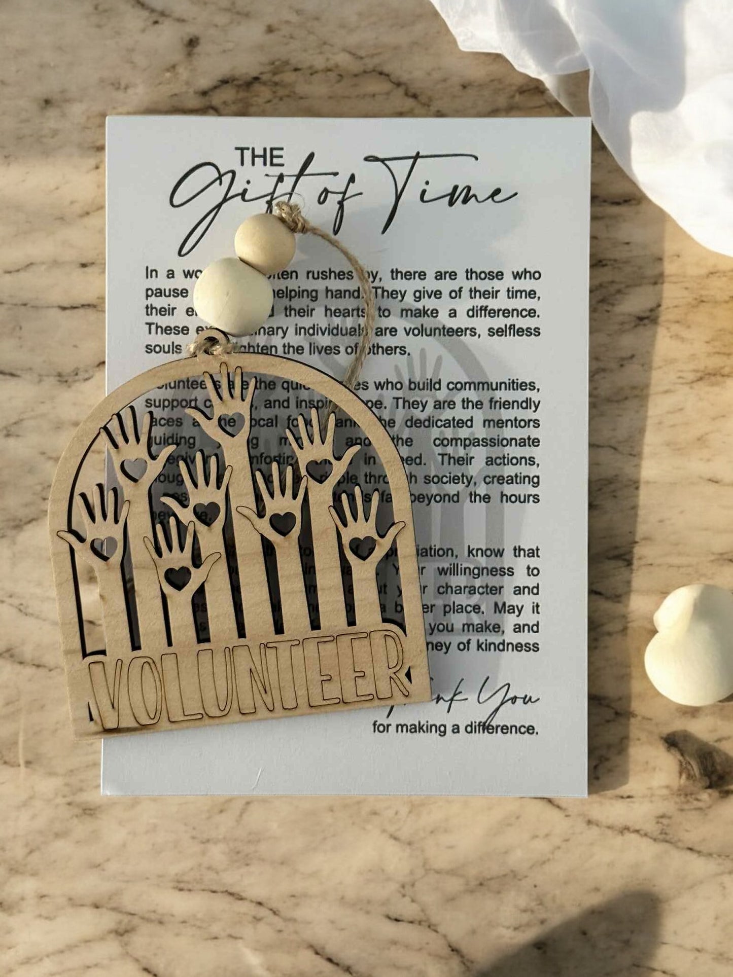 Volunteer Appreciation Ornament – The Gift of Time