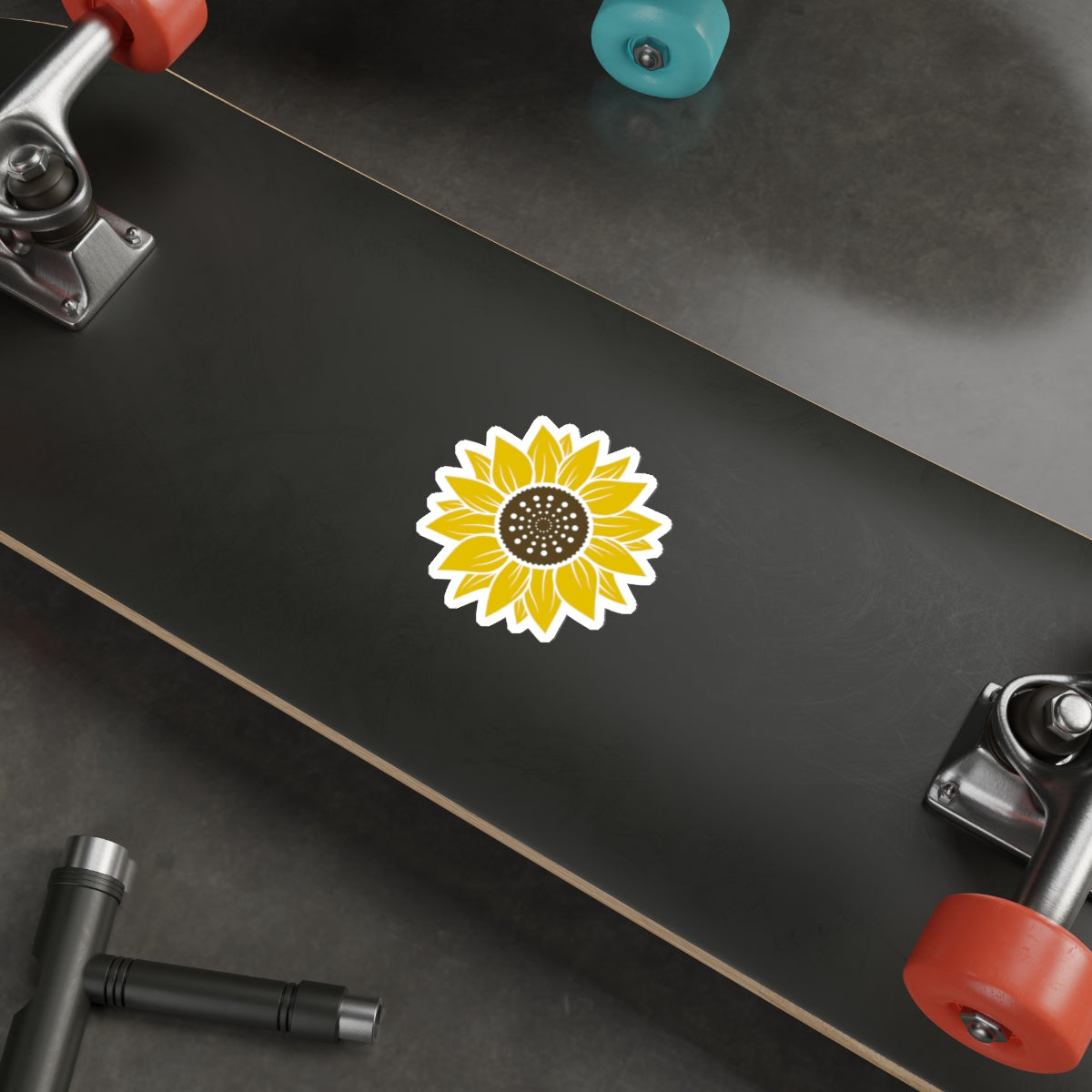 Sun Flower Die Cut Sticker