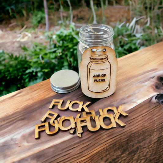 Jar of F***s - Humorous Gag Gift and Stocking Stuffer