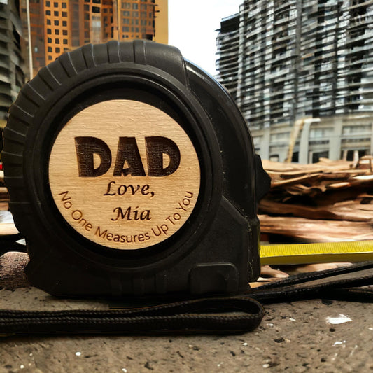 Personalized Father's Day Tape Measure – A Meaningful Gift for Dad's DIY Adventures