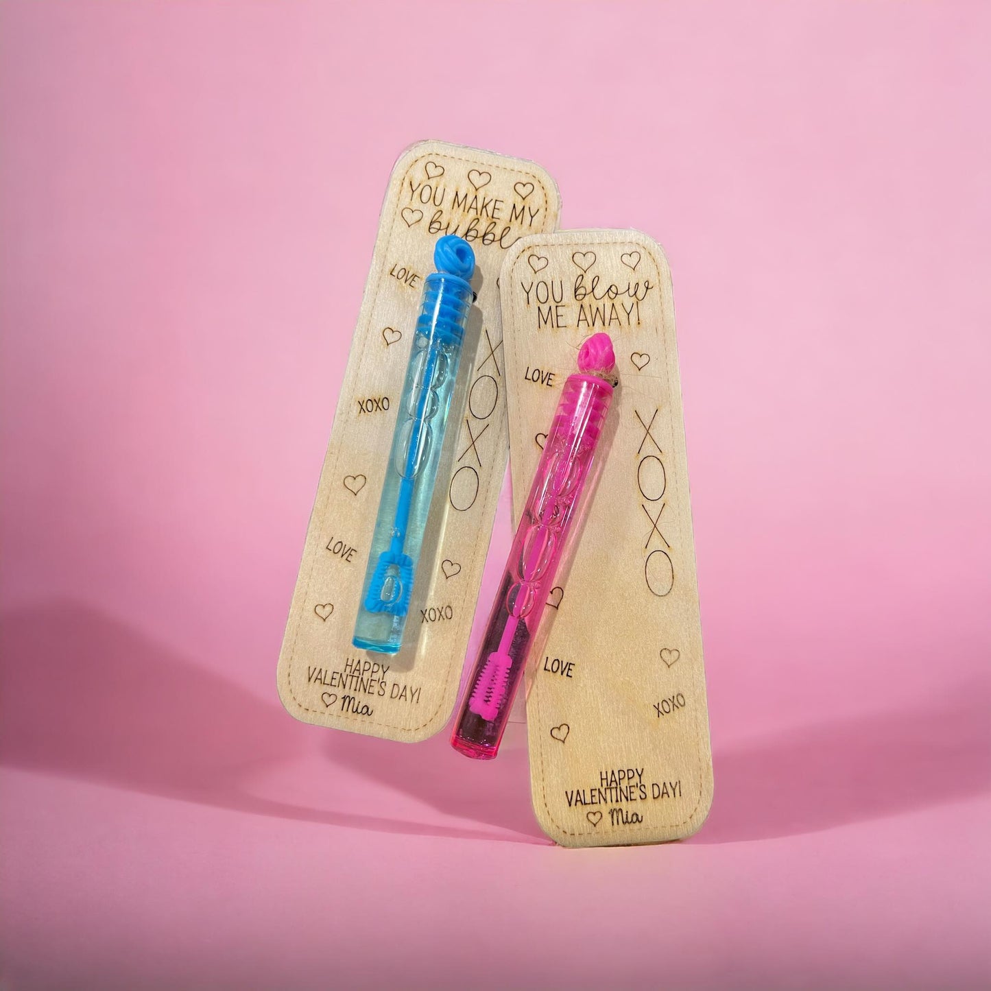 Personalized Bubble Wand Valentines for Kids - Unique Classroom Treats