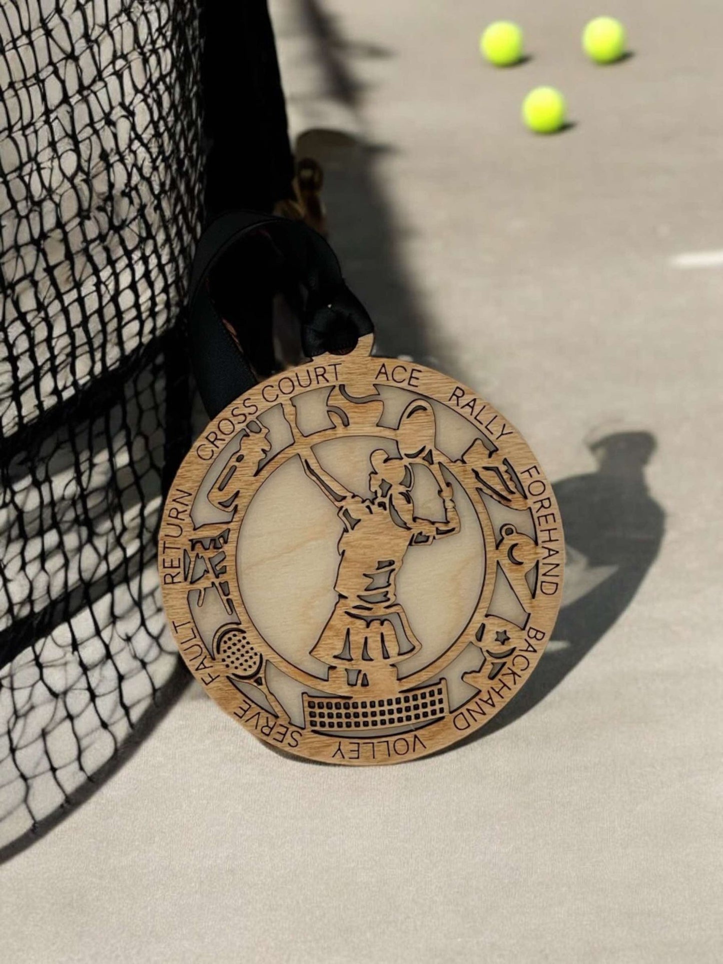 Personalized Sports Ornaments – Custom Laser-Cut Wooden Design with Name & Number for All Sports
