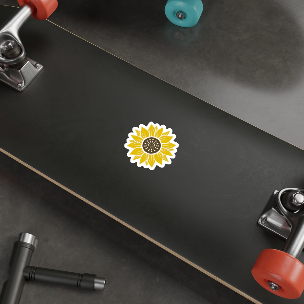 Sun Flower Die Cut Sticker