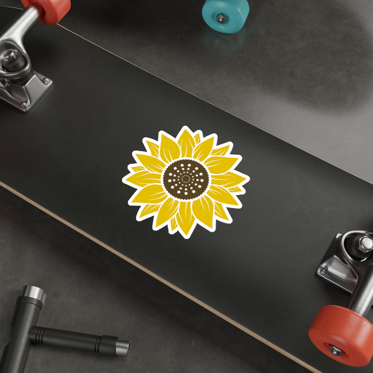 Sun Flower Die Cut Sticker