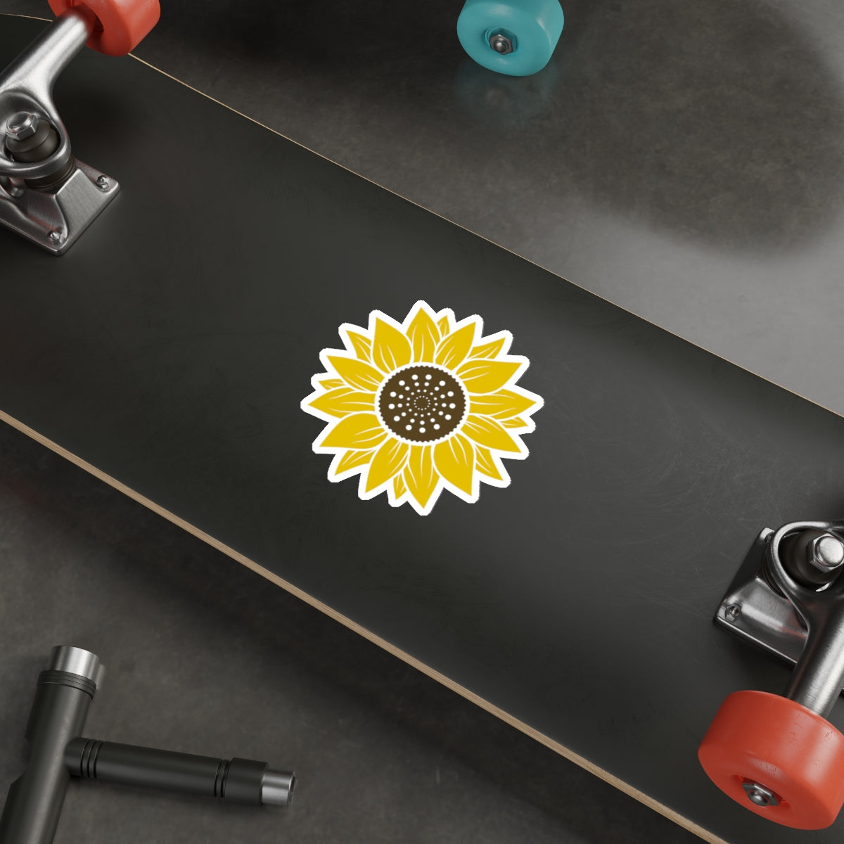 Sun Flower Die Cut Sticker