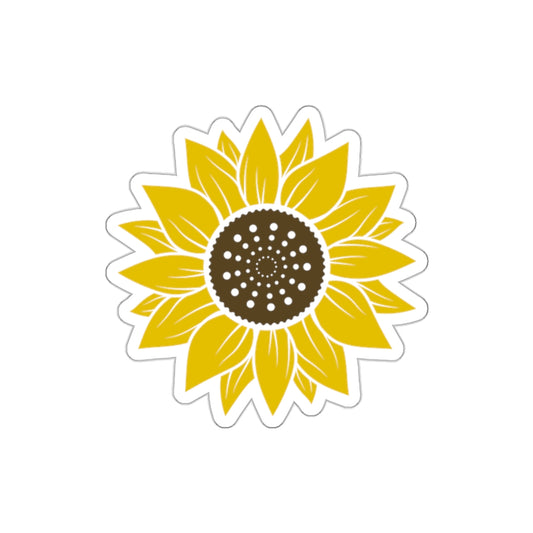 Sun Flower Die Cut Sticker