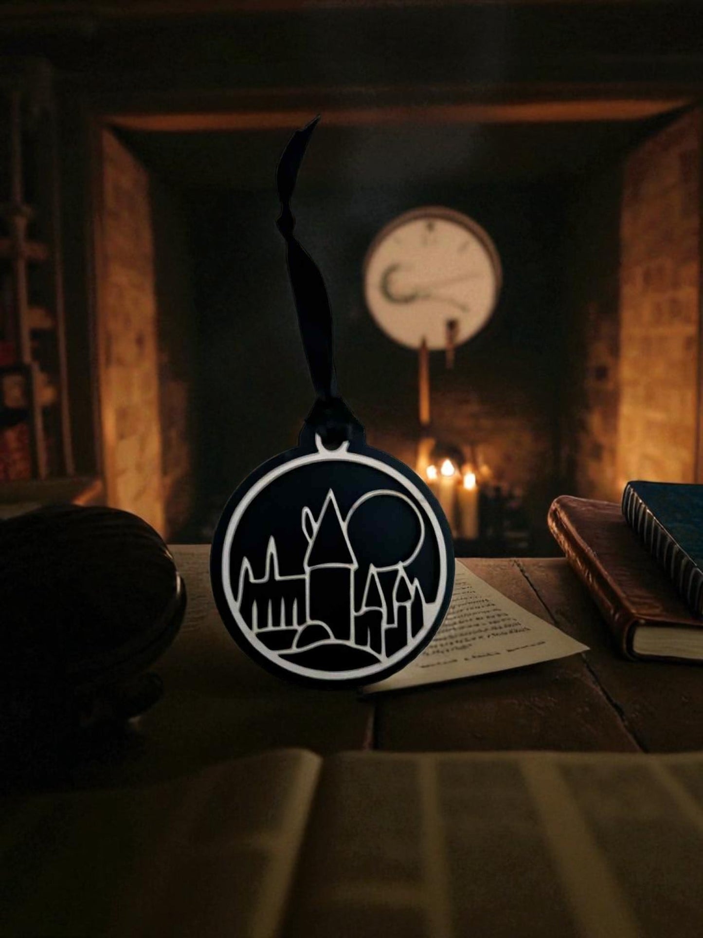 Wizarding Ornament Collection – Laser-Cut Magic Designs