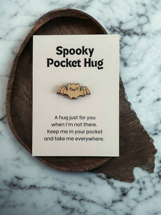 Spooky Pocket Hugs – Halloween Tokens with Backer Card