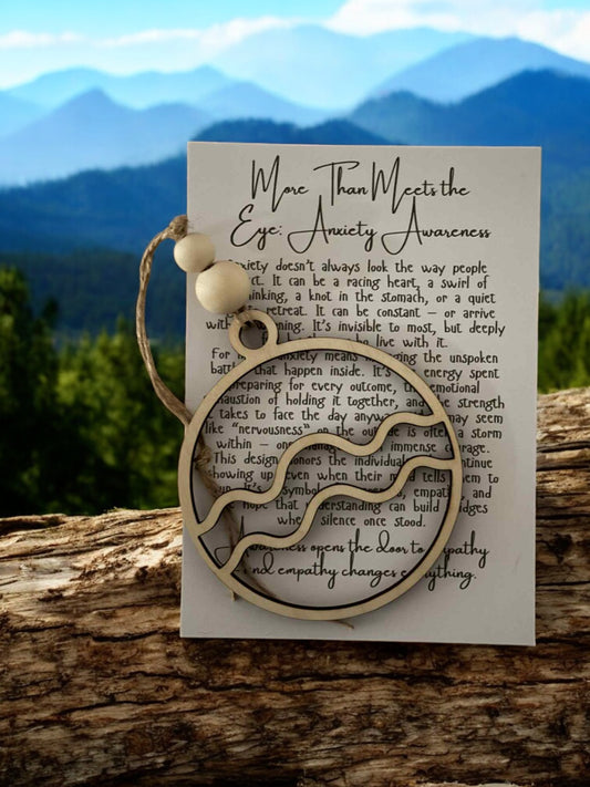More Than Meets the Eye – Anxiety Awareness Ornament with Story Card