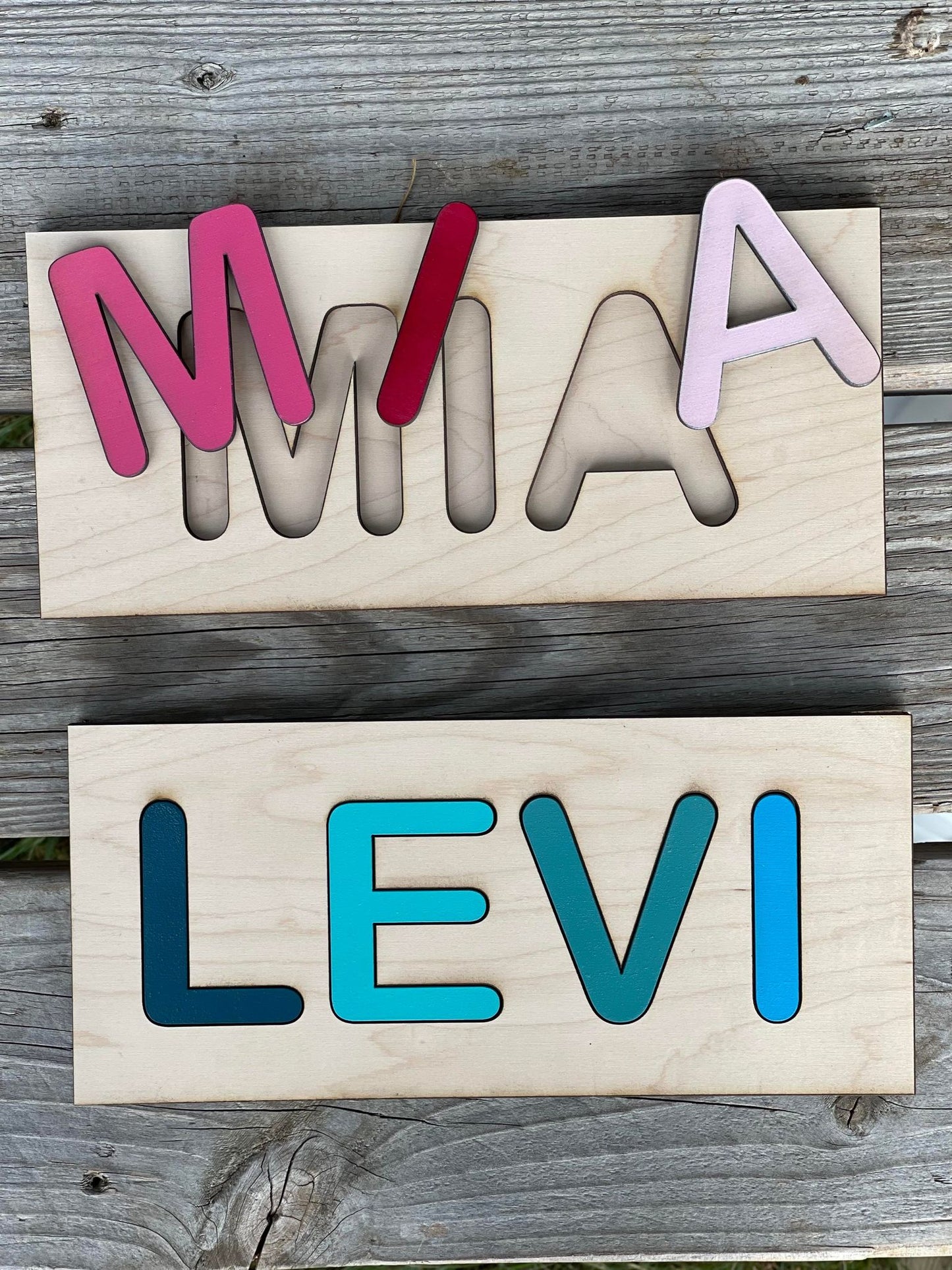 Wooden Name Puzzles