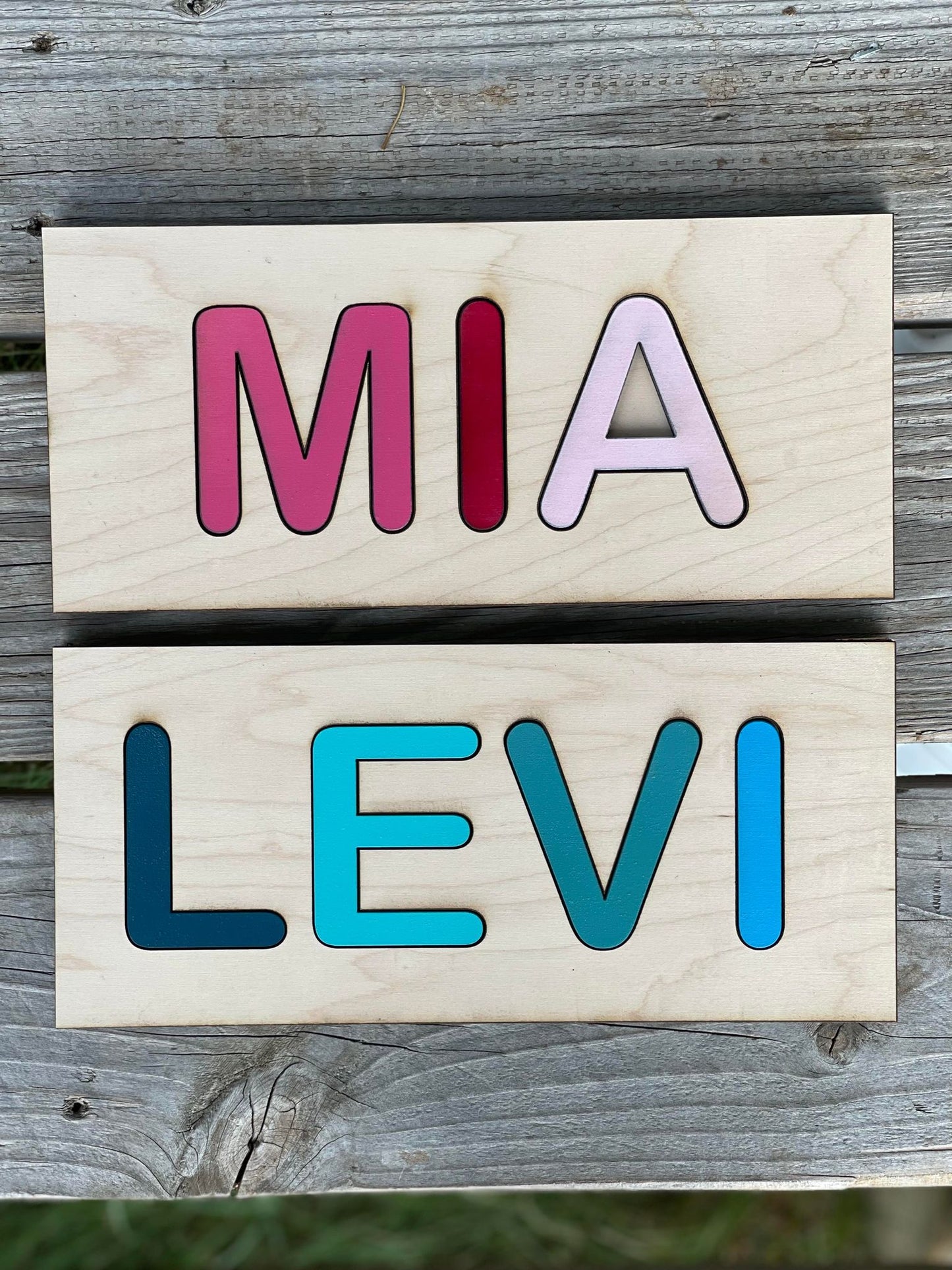 Wooden Name Puzzles